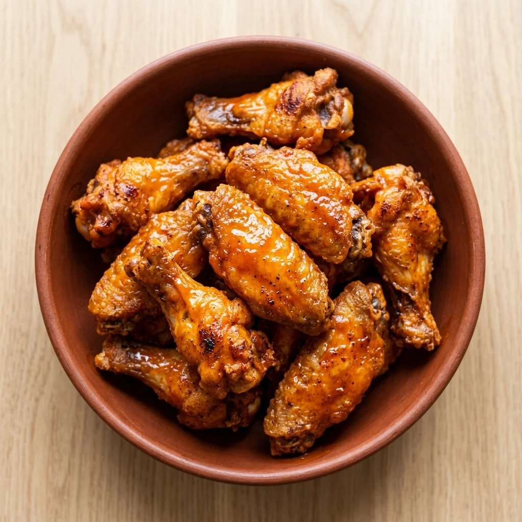 Gluten Free Crispy Baked Buffalo Wings