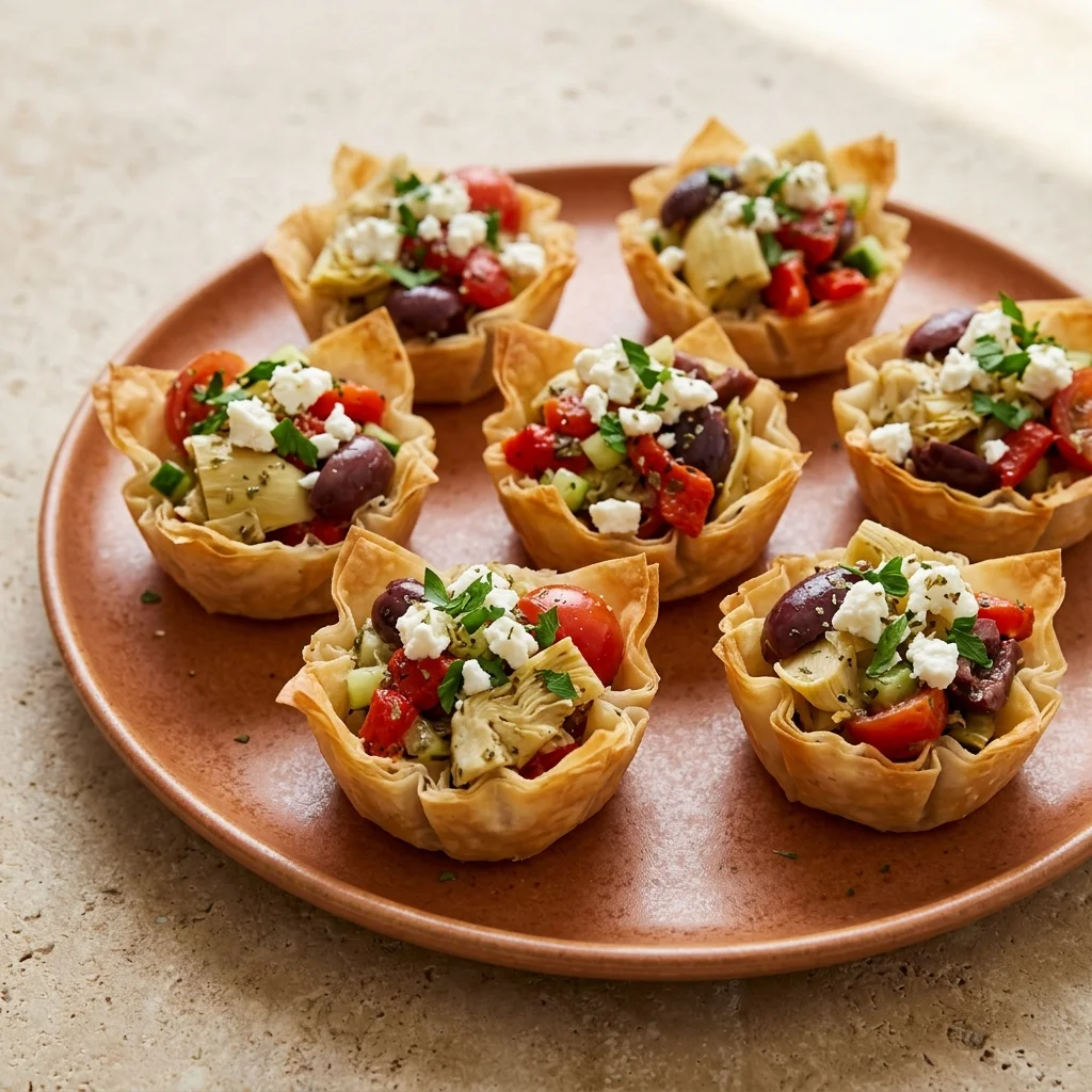 Gluten Free Greek Antipasto Cups