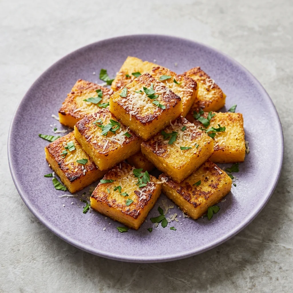 Gluten Free Parmesan Polenta Bites