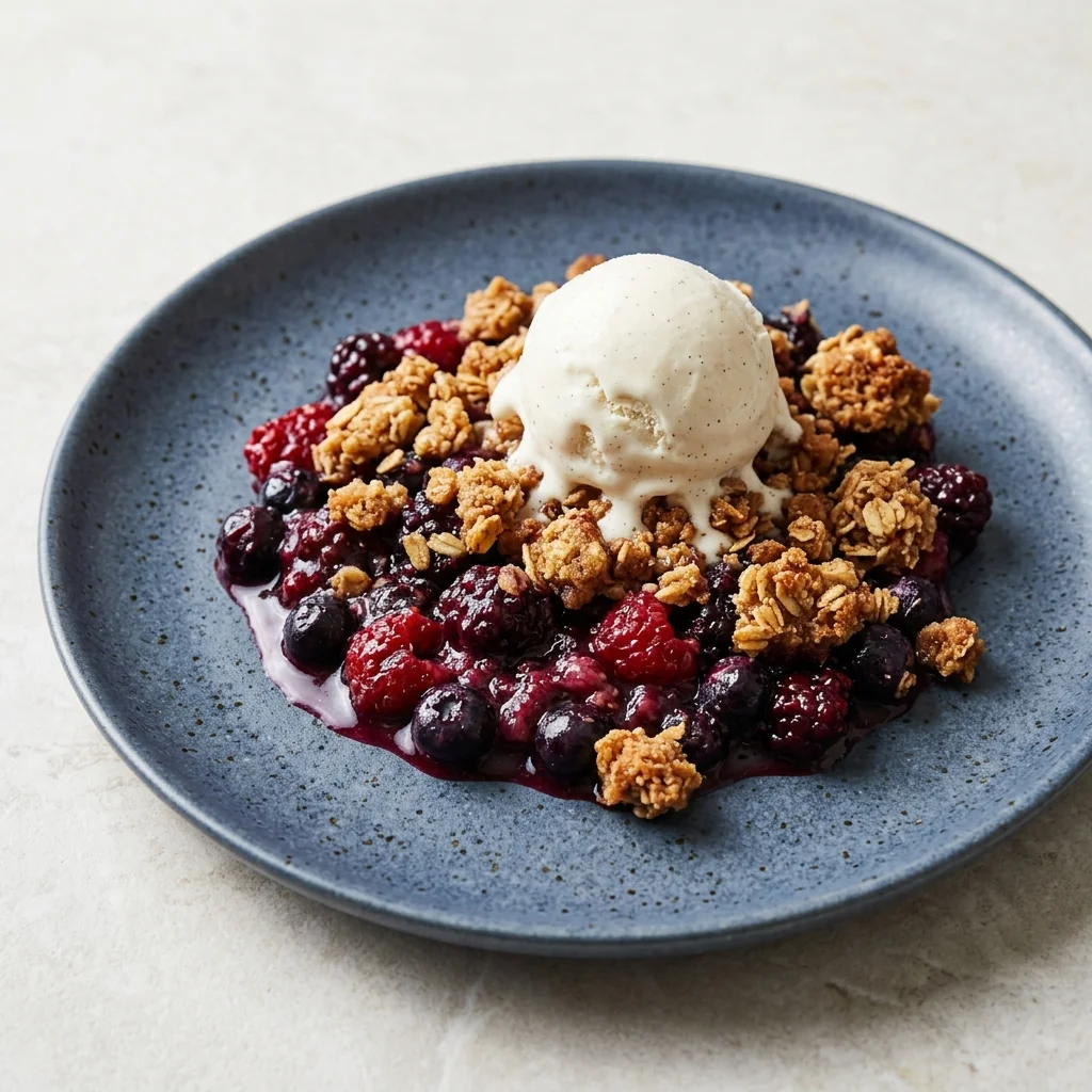 Gluten Free Berry Crumble