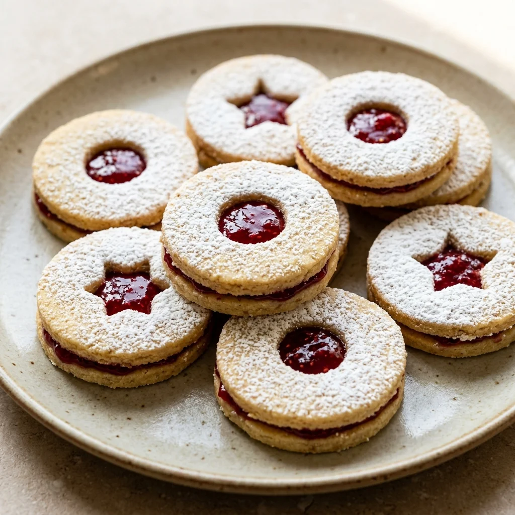 Gluten Free Linzer Cookies