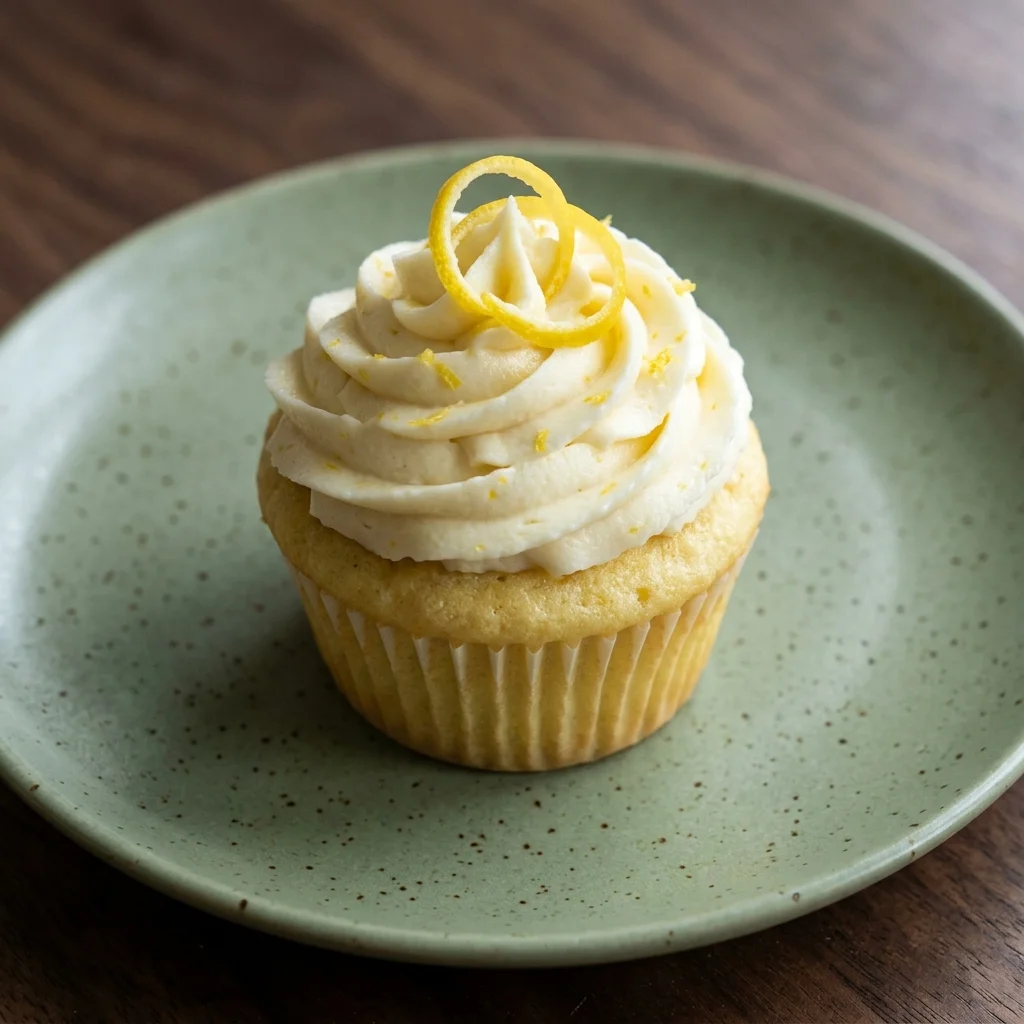 Gluten Free Lemon Cupcakes with Lemon Frosting