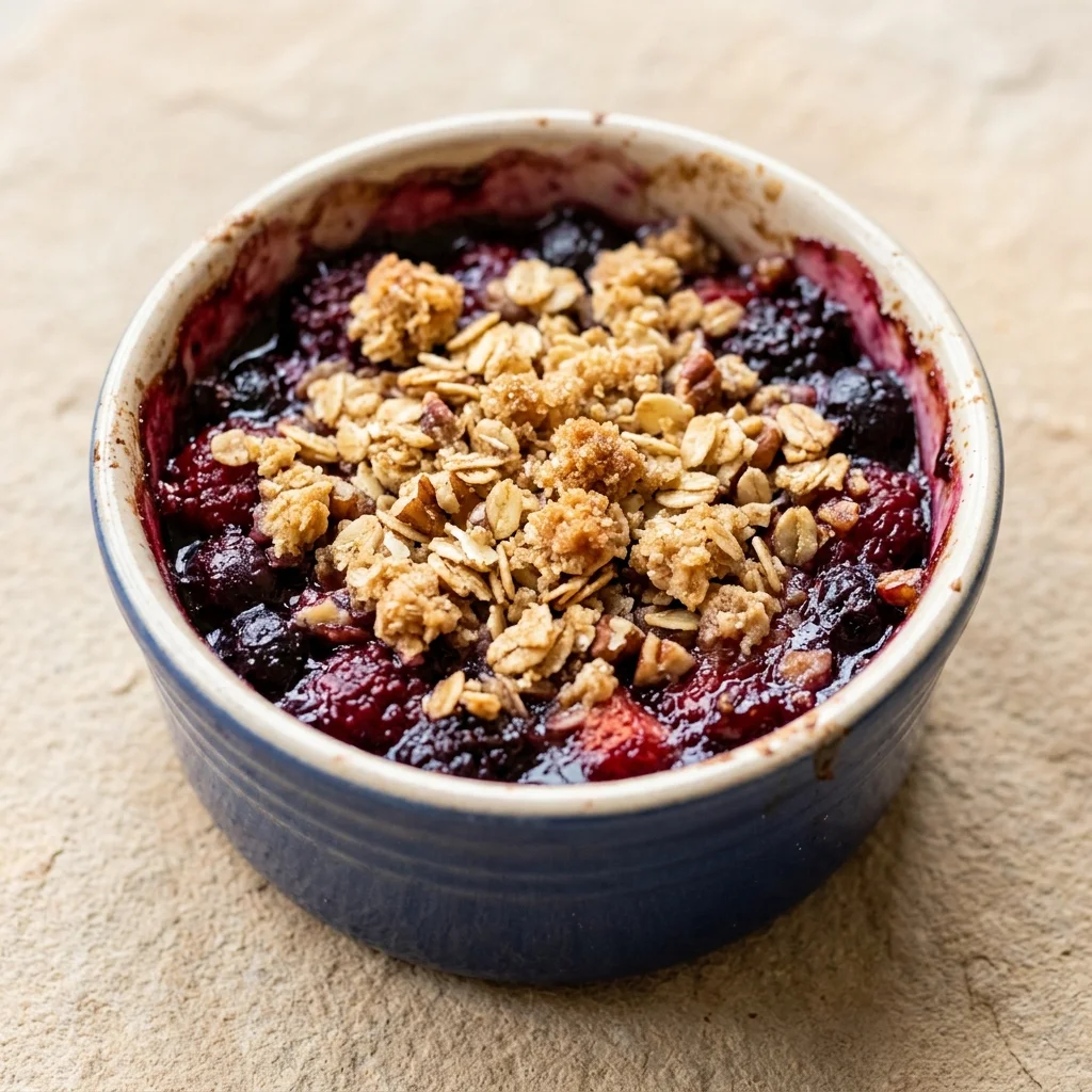 Gluten Free Mixed Berry Crisp