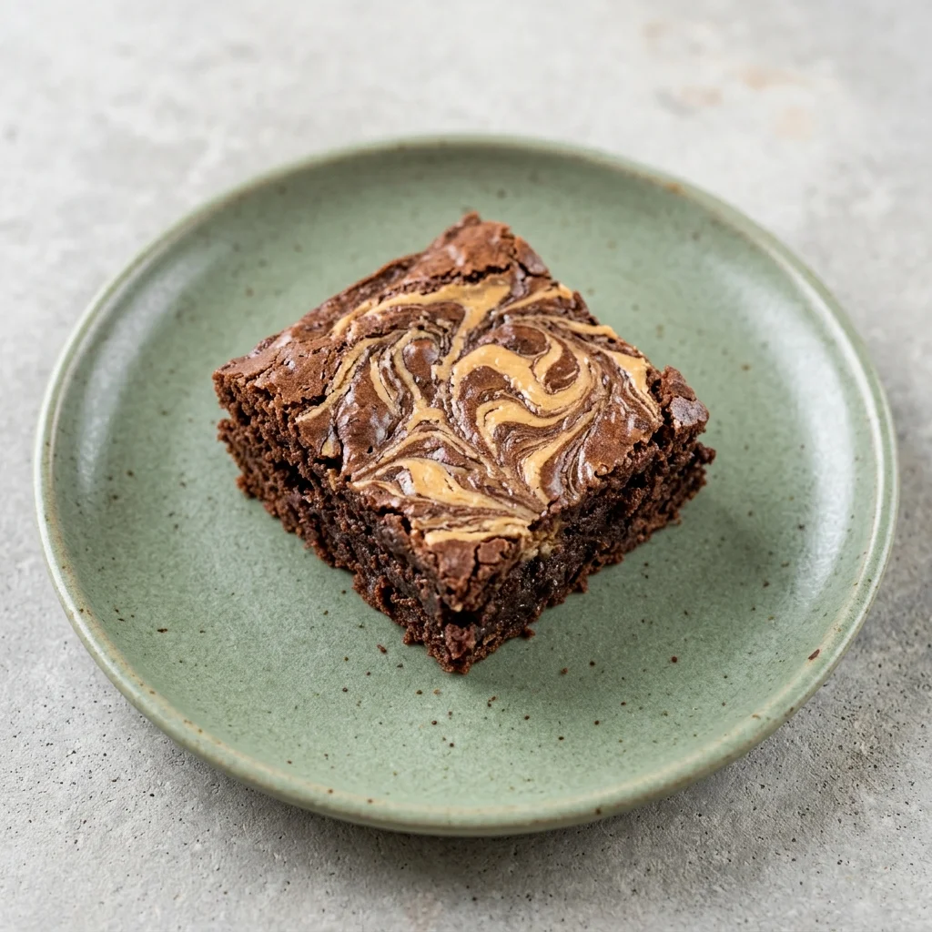 Gluten Free Peanut Butter Swirl Brownies