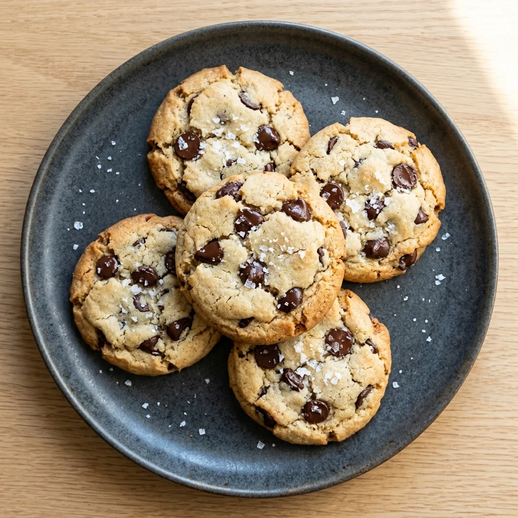 Gluten Free Tahini Chocolate Chip Cookies