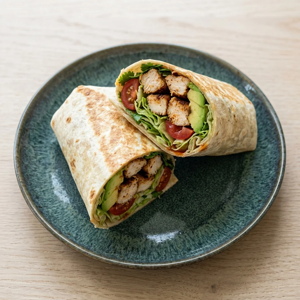 Gluten Free Chicken Avocado Wrap