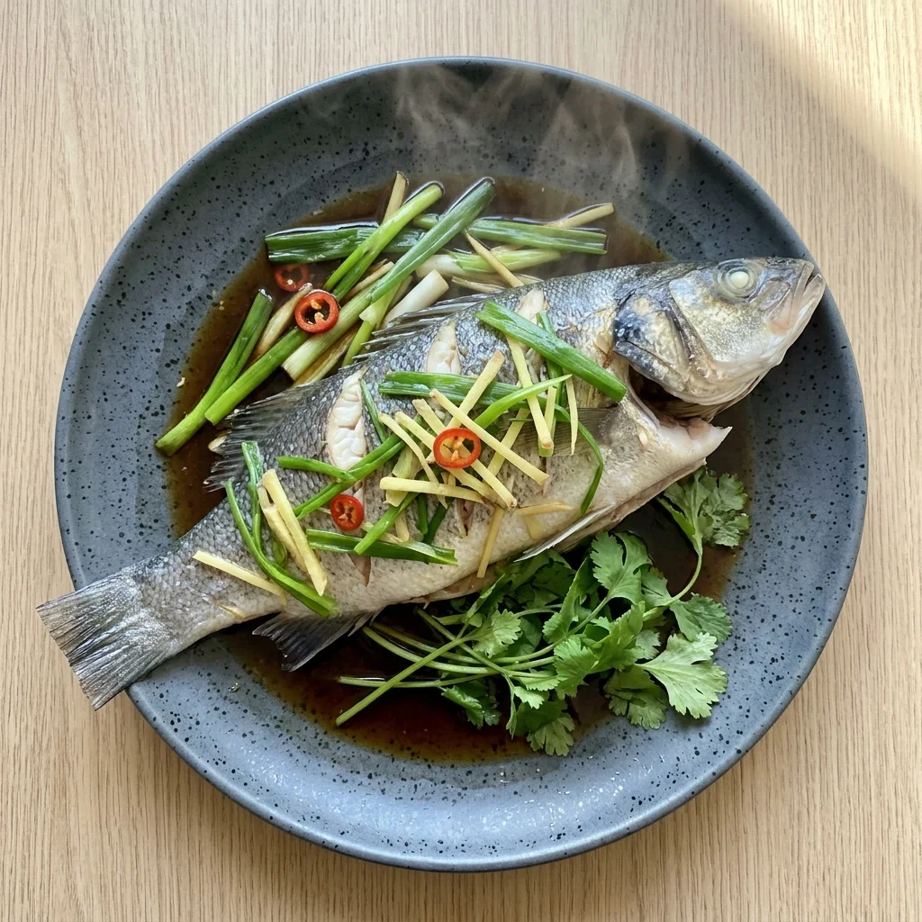 Gluten Free Chinese Steamed Whole Fish