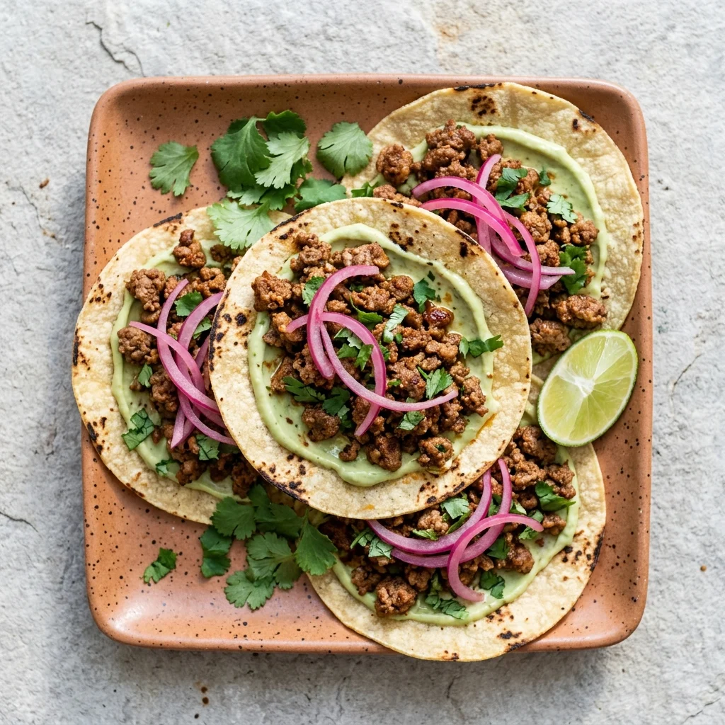 Gluten Free Cilantro-Lime Lamb Tacos