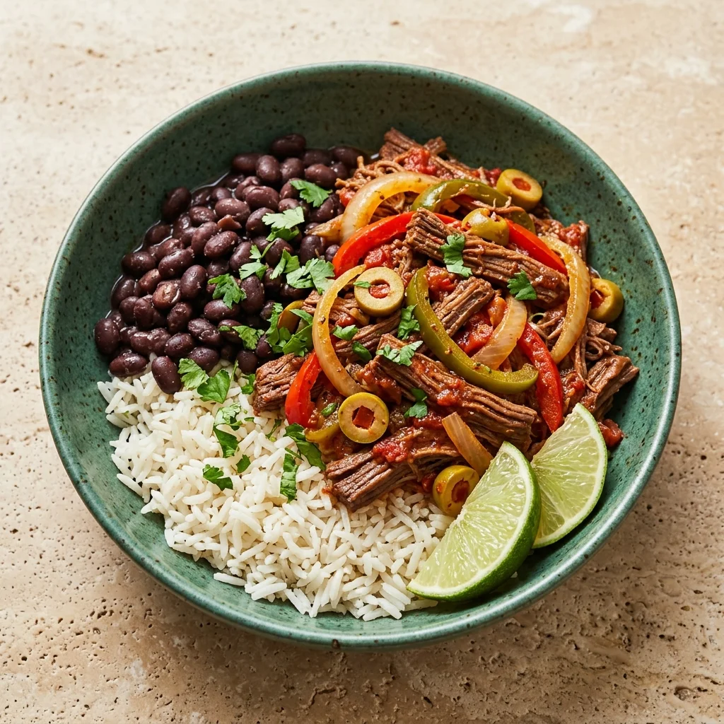 Gluten Free Cuban Ropa Vieja Rice Bowl
