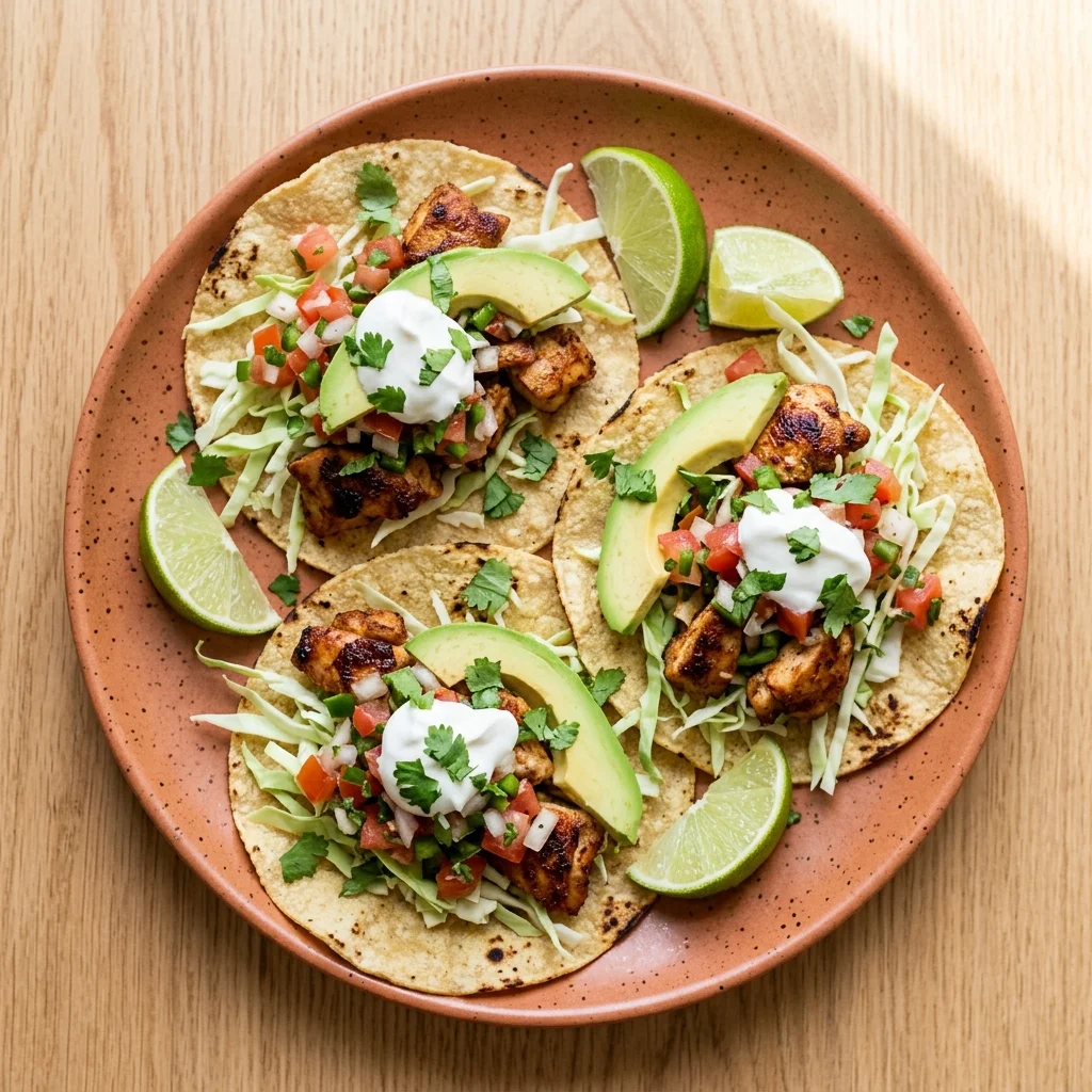 Gluten Free Easy Weeknight Chicken Tacos