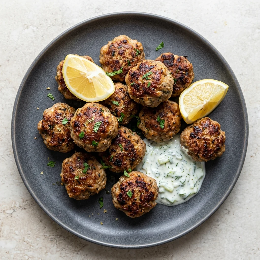 Gluten Free Greek Meatballs (Keftedes)