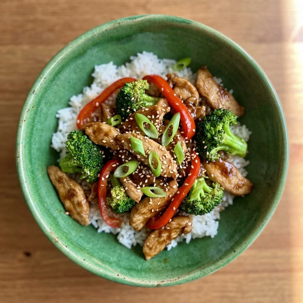 Gluten Free Honey Garlic Chicken Stir-Fry