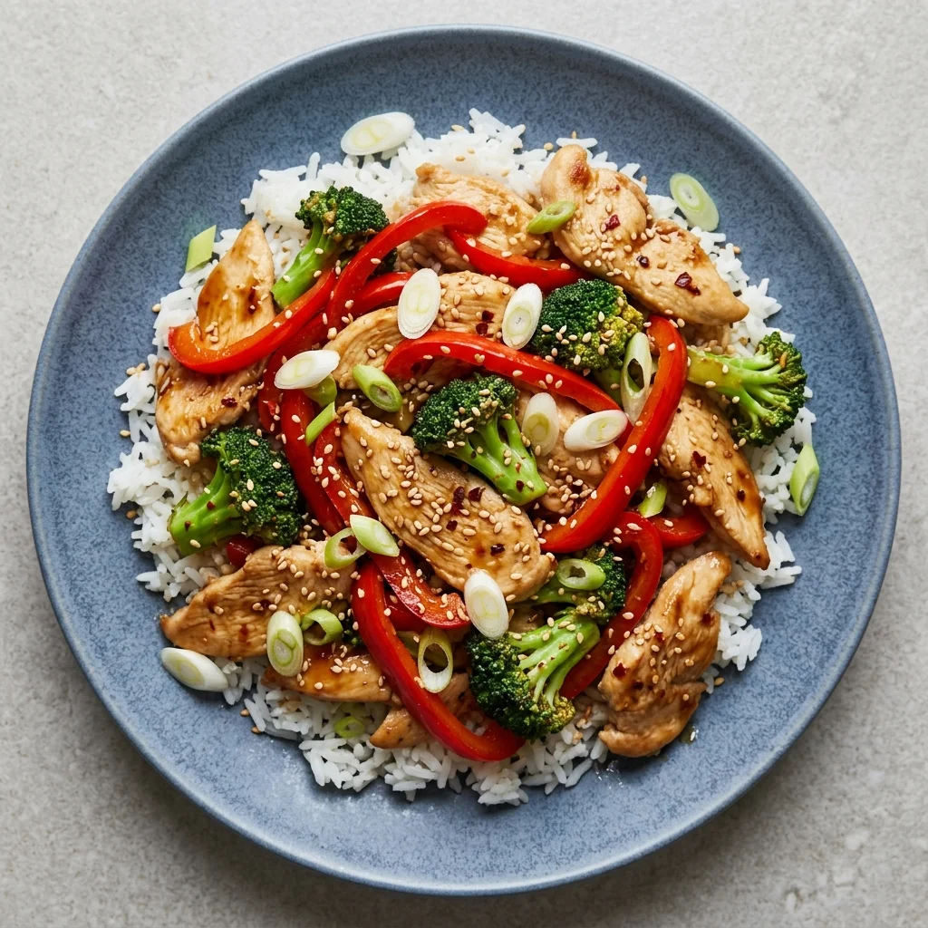 Gluten Free Honey Sesame Chicken Stir-Fry