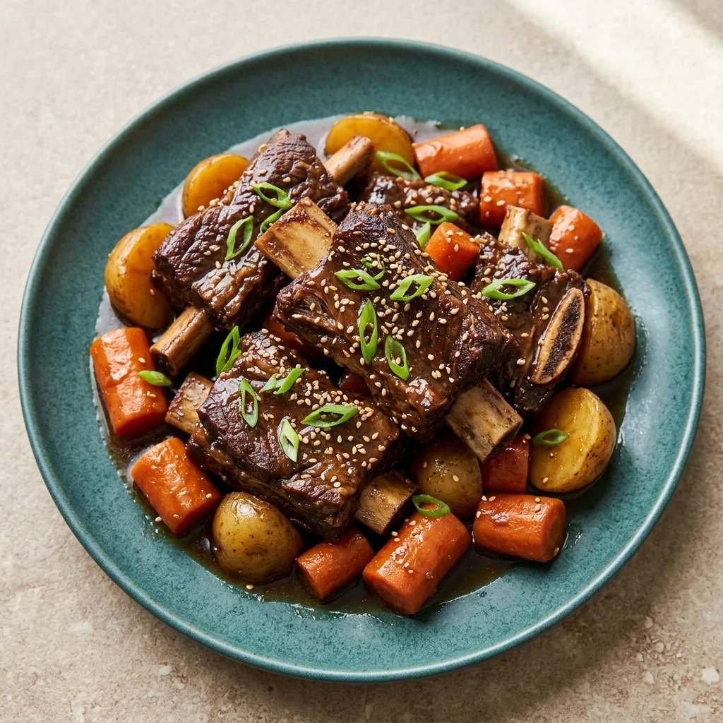 Gluten Free Korean Braised Short Ribs