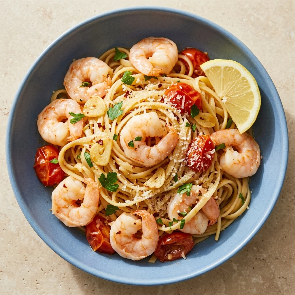 Gluten Free Linguine with Shrimp