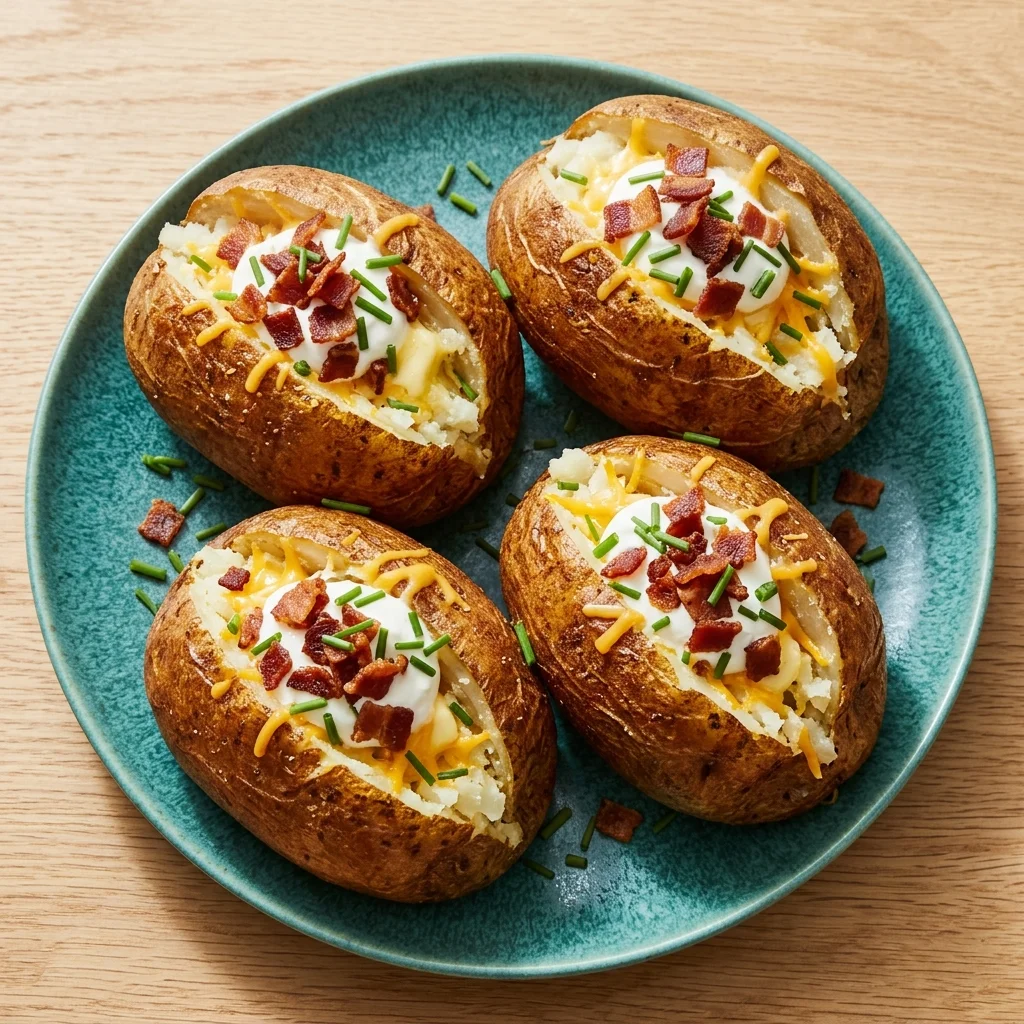 Gluten Free Loaded Baked Potatoes