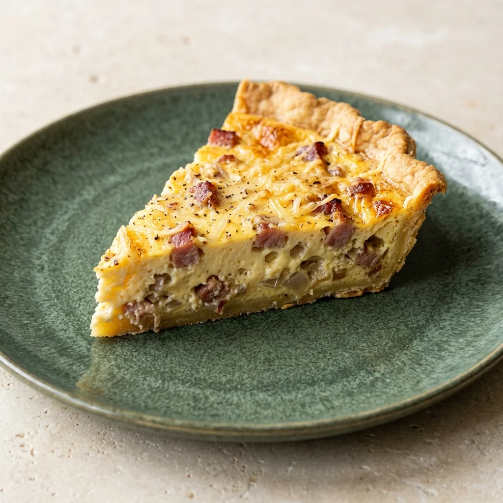 Gluten Free Shallot Quiche Lorraine