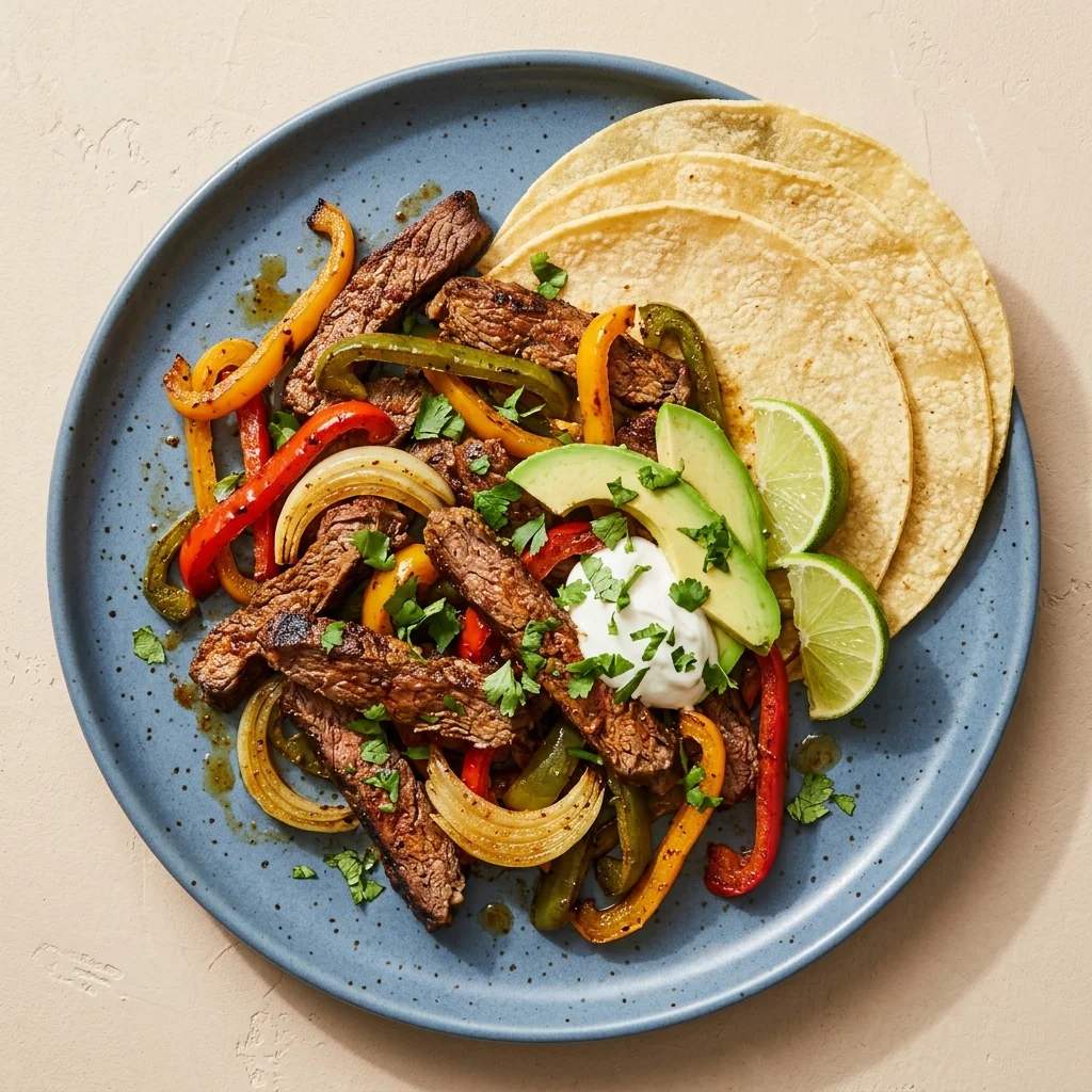 Gluten Free Sheet Pan Beef Fajitas
