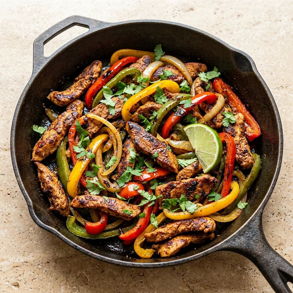Gluten Free Sizzling Turkey Fajitas