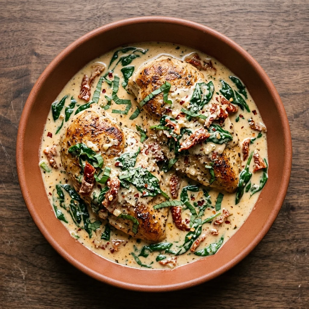 Gluten Free Tuscan Garlic Chicken
