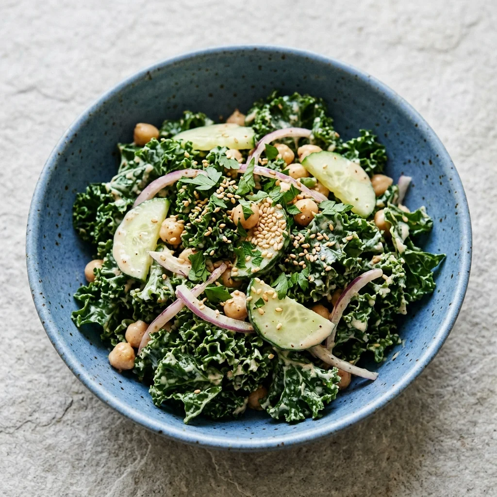 Gluten Free Tahini Kale Salad