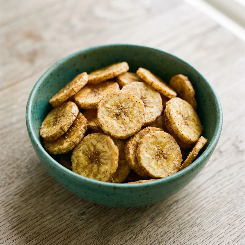 Gluten Free Baked Plantain Chips