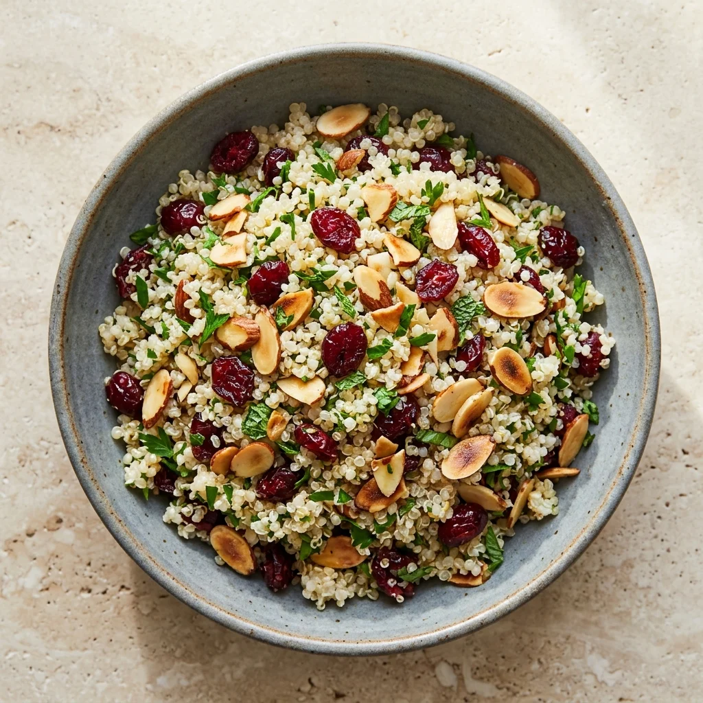 Gluten Free Cranberry Almond Quinoa