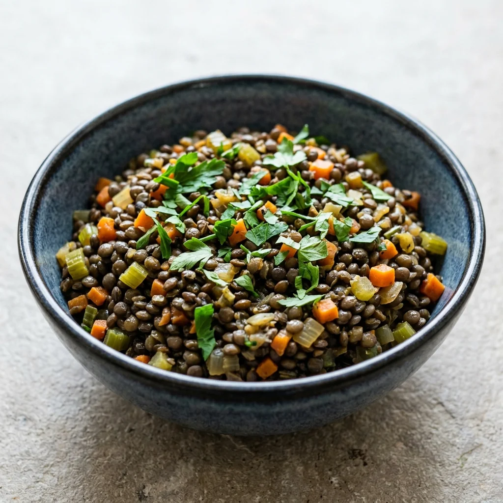 Gluten Free French Lentils