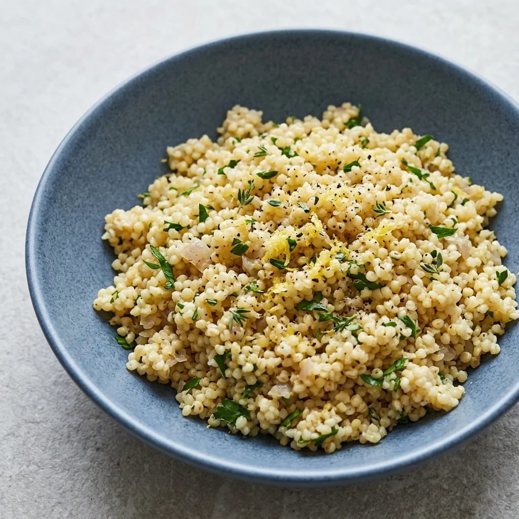 Gluten Free Herbed Millet Pilaf