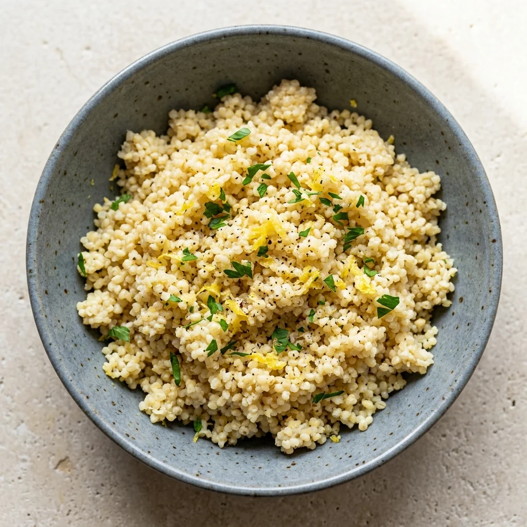 Gluten Free Lemon Millet