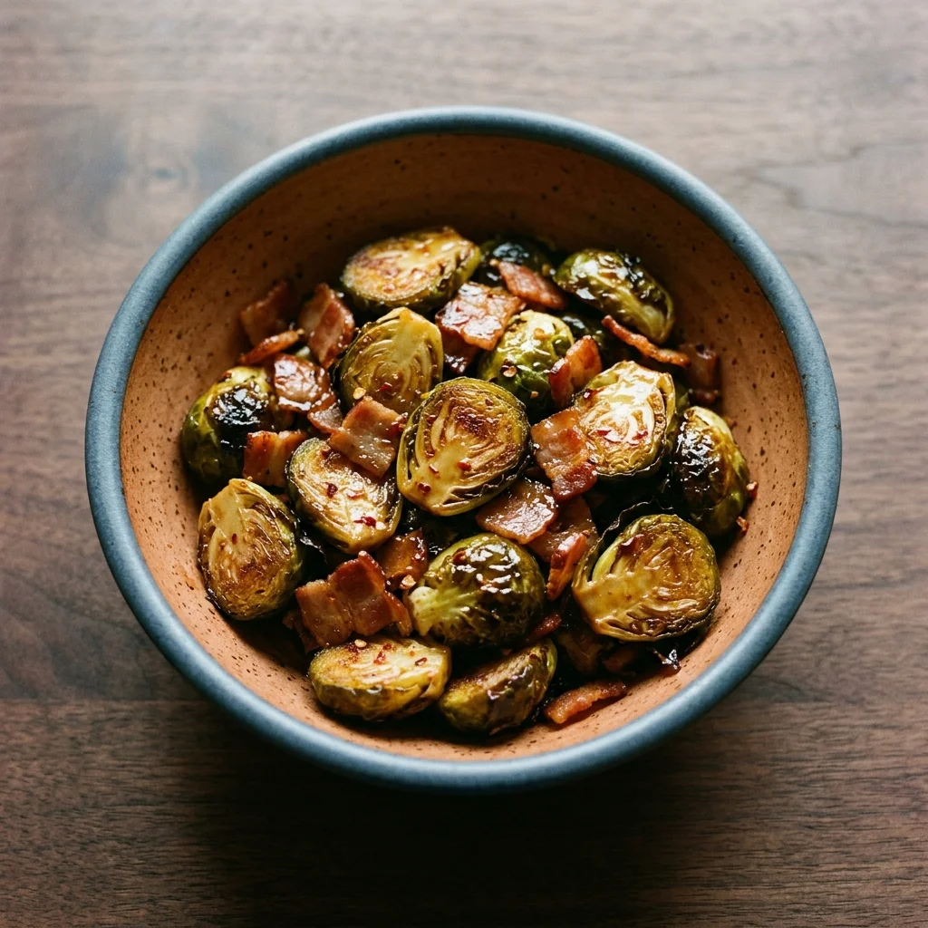 Gluten Free Maple Bacon Brussels Sprouts
