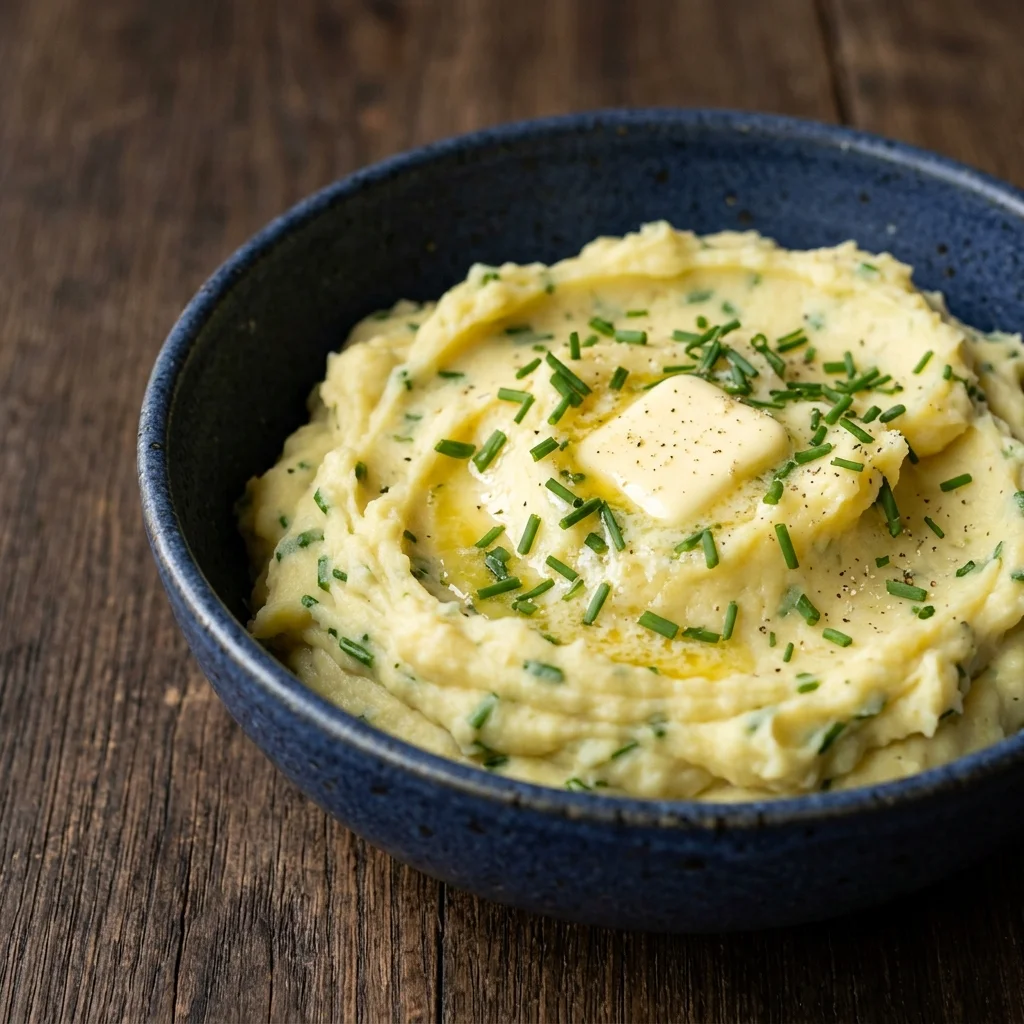 Gluten Free Sour Cream & Chive Mashed Potatoes