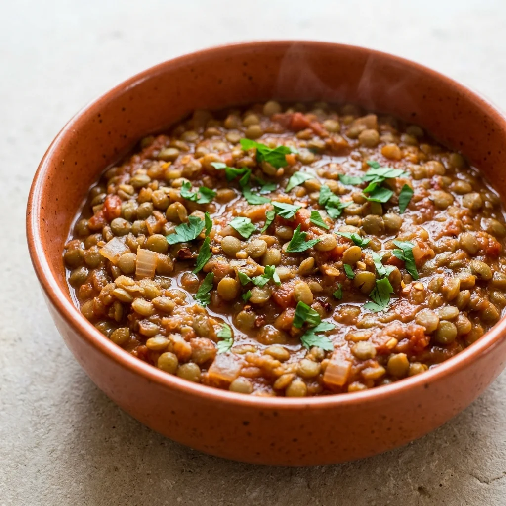 Gluten Free Tomato Lentils