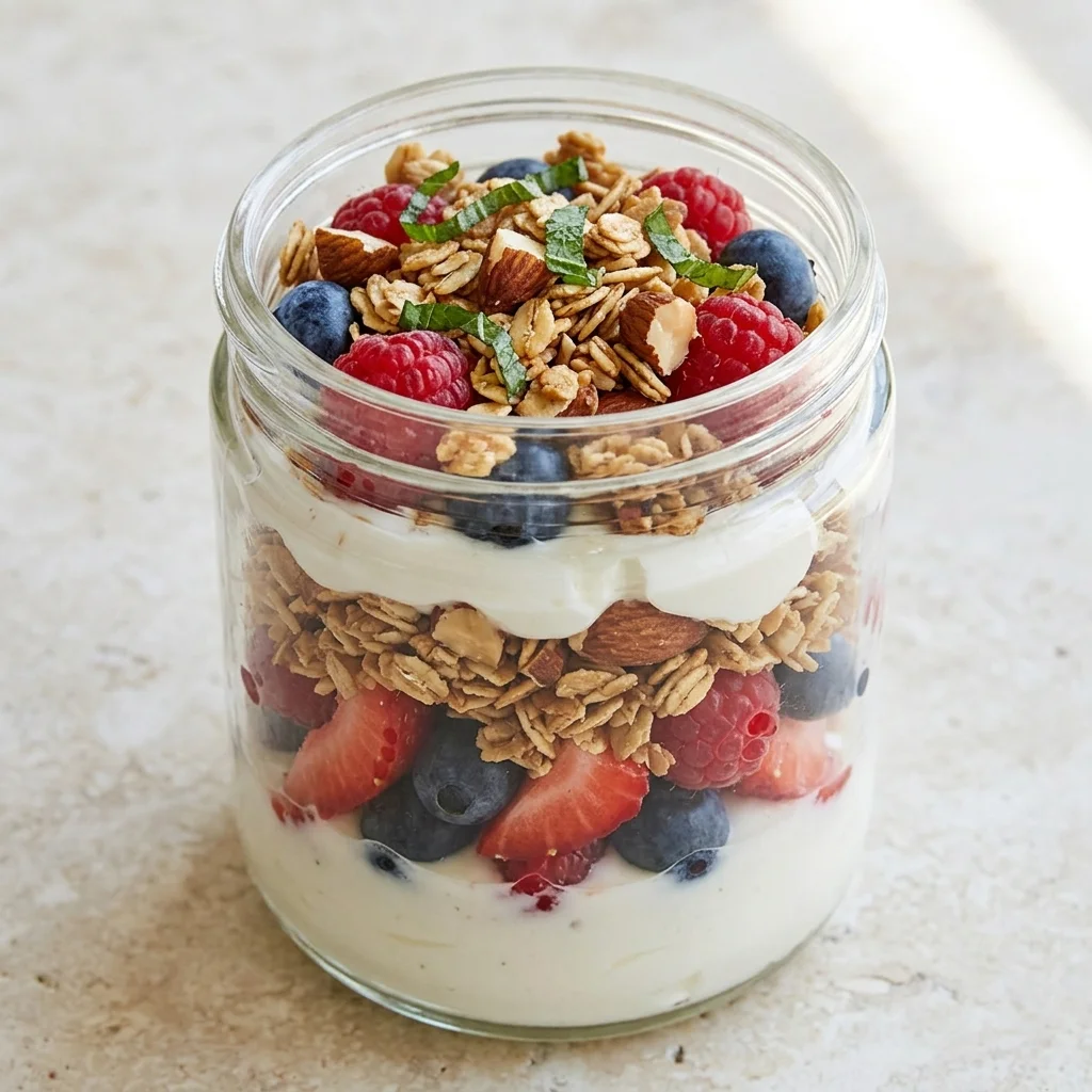Gluten Free Berry Granola Yogurt Parfaits