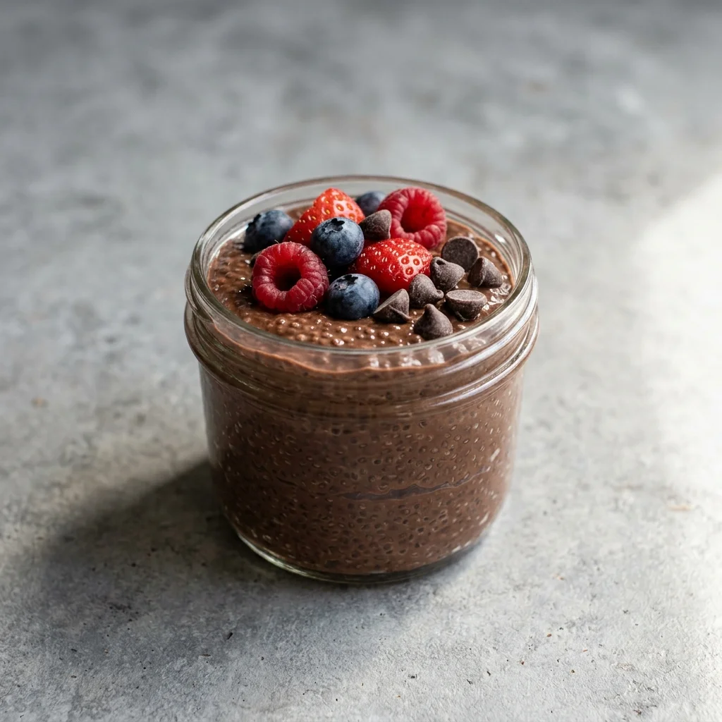Gluten Free Chocolate Chia Pudding Cups