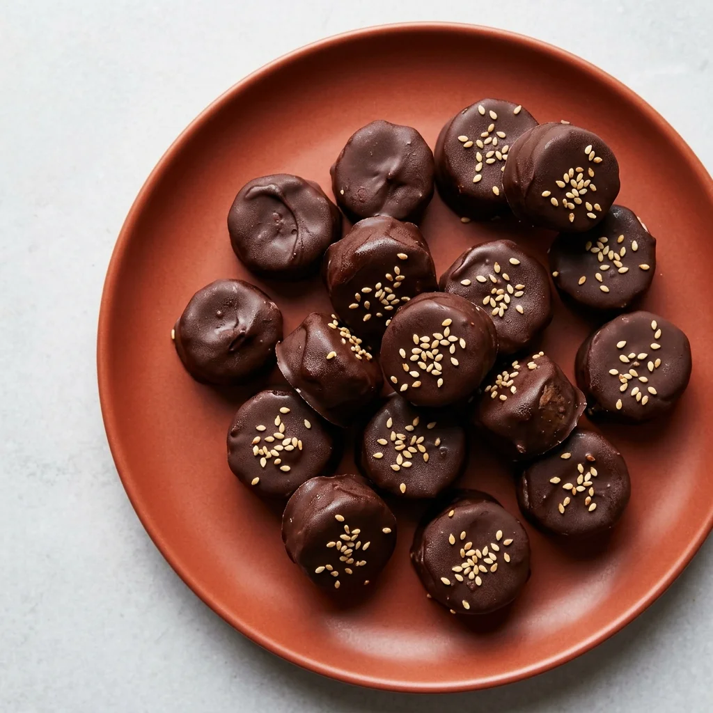 Gluten Free Chocolate Tahini Banana Bites