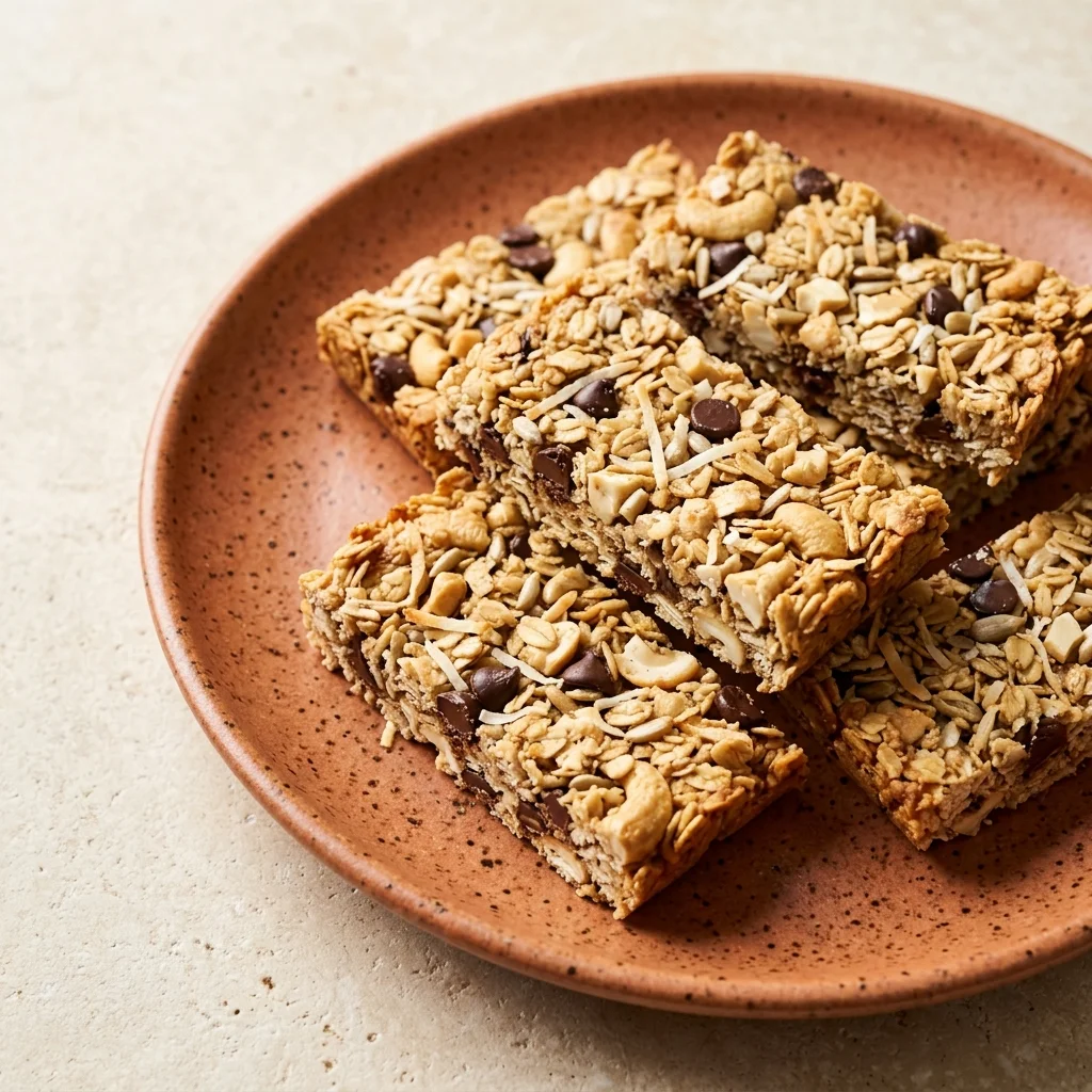 Gluten Free Coconut Cashew Granola Bars