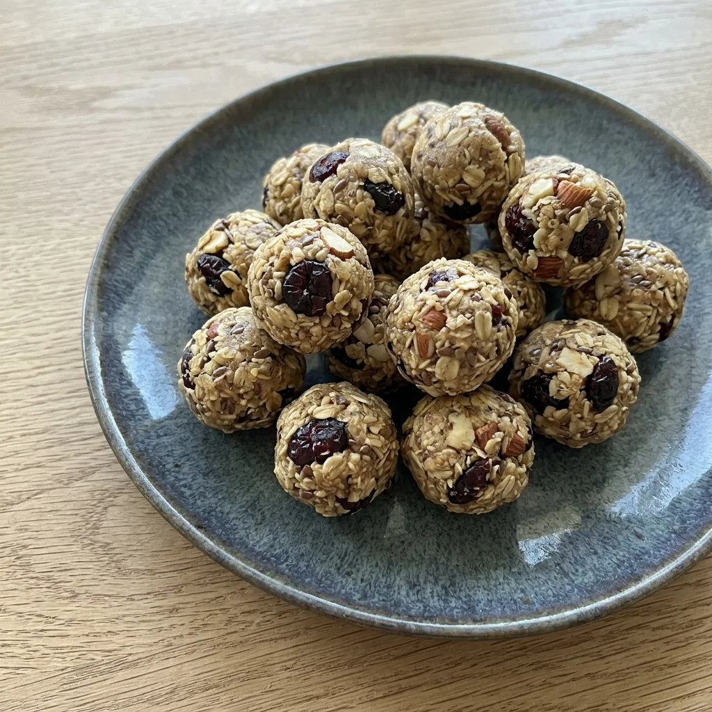 Gluten Free Cranberry Almond Energy Bites