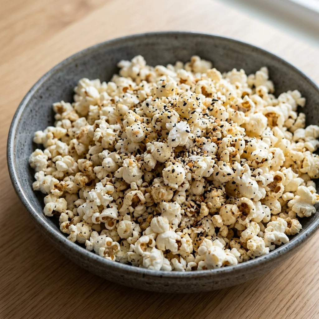 Gluten Free Everything Bagel Popcorn