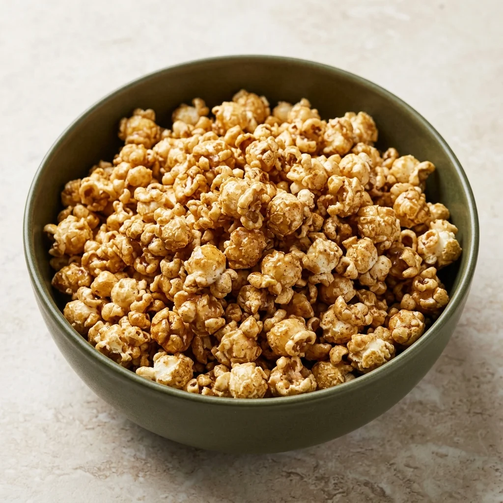 Gluten Free Maple Cinnamon Popcorn