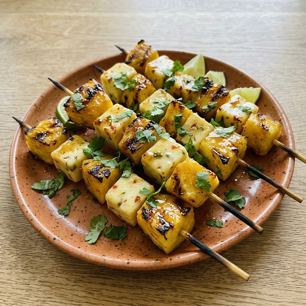 Gluten Free Pineapple Pepper Jack Skewers