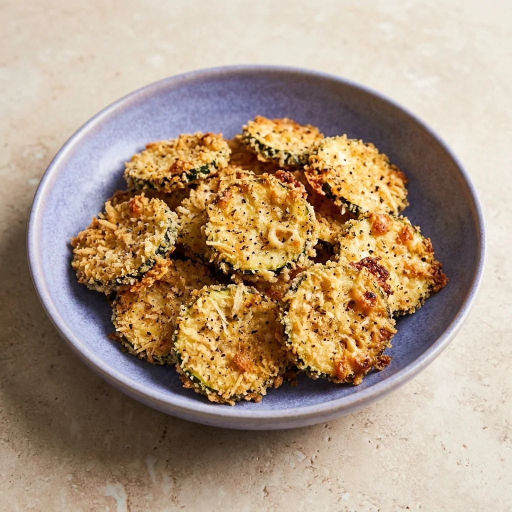 Gluten Free Zucchini Parmesan Chips