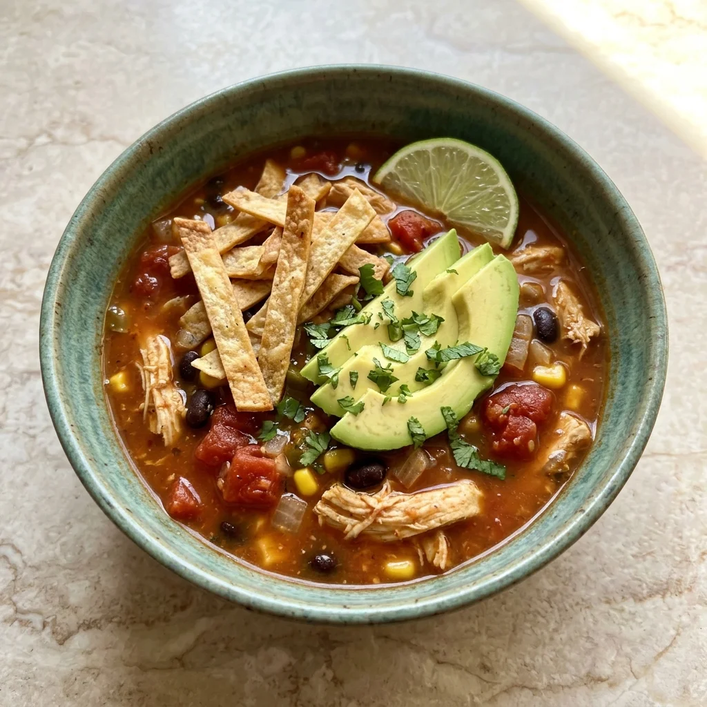 Gluten Free Tortilla Lime Chicken Soup