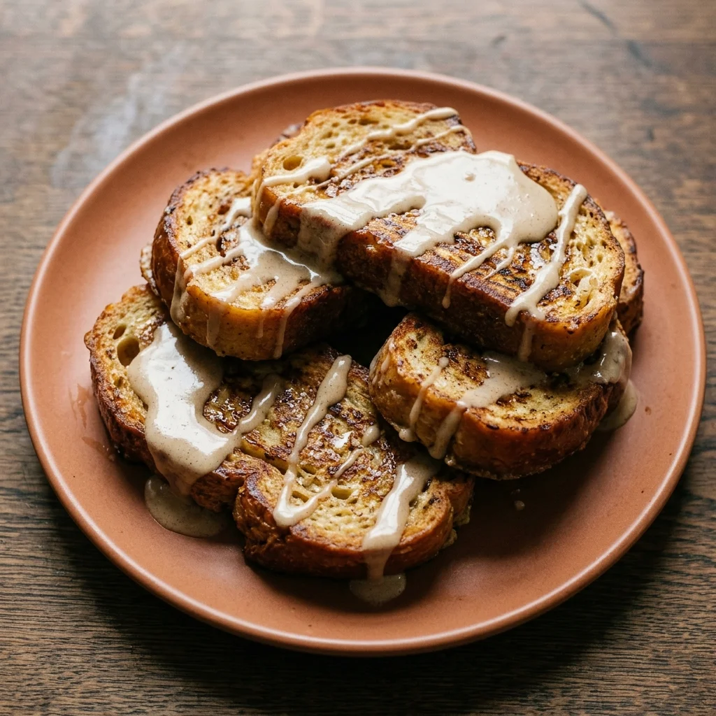 Dairy Free Cinnamon Roll French Toast