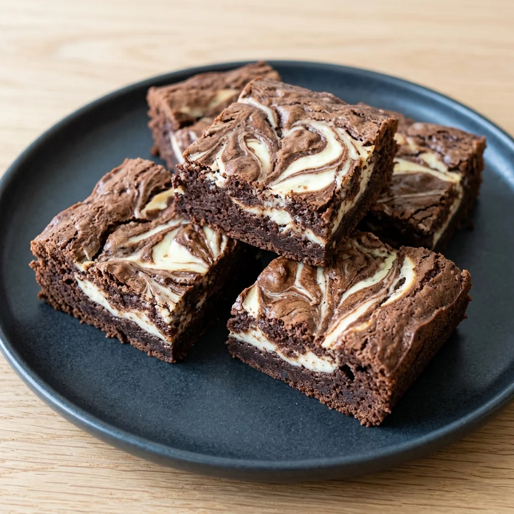 Dairy Free Cream Cheese Brownies