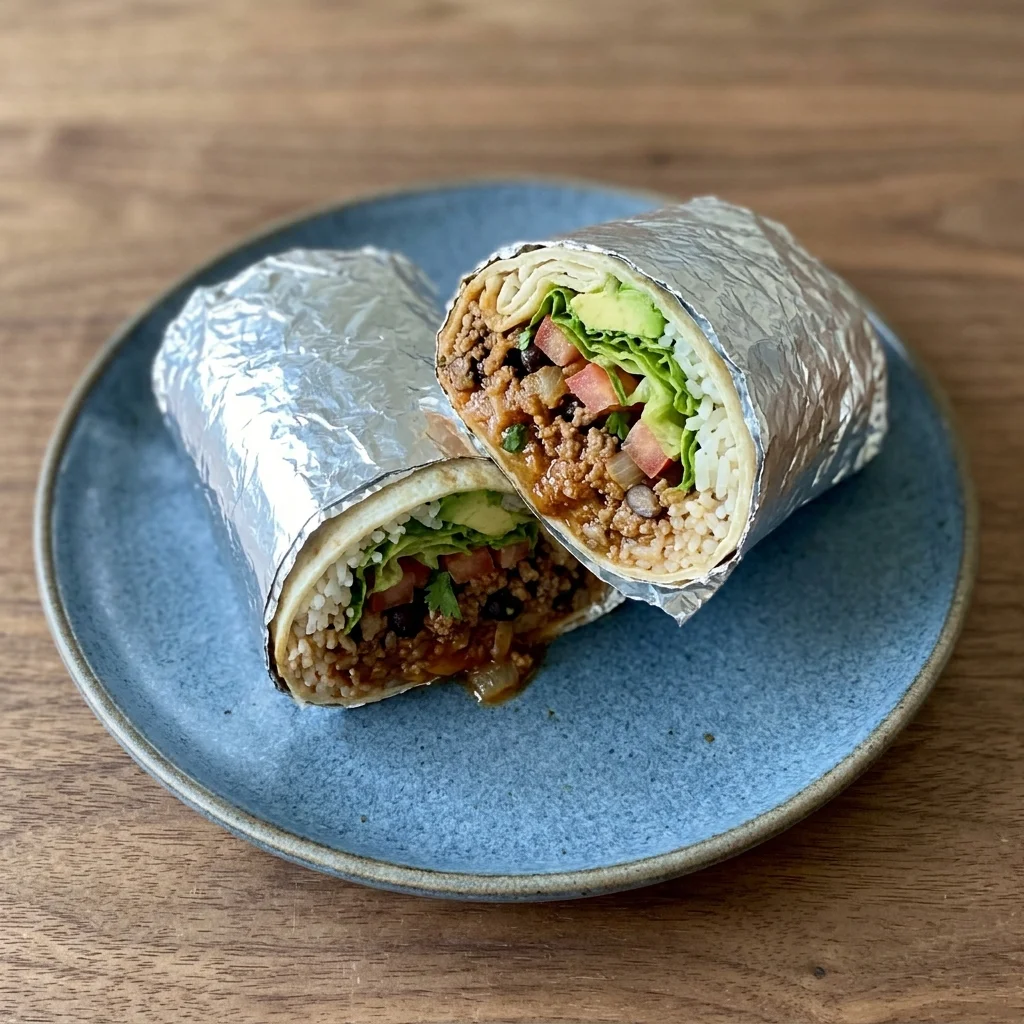 Dairy Free Beef Burrito