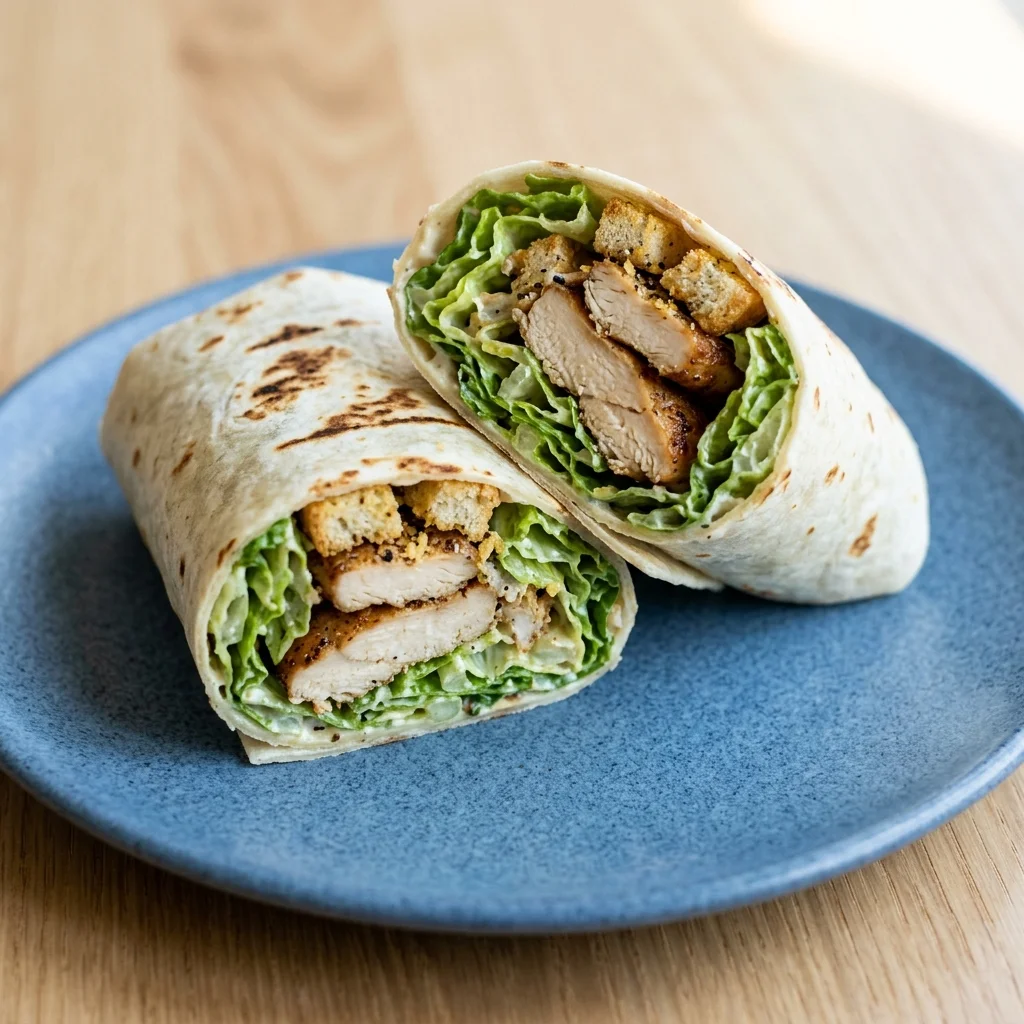 Dairy Free Chicken Caesar Wrap