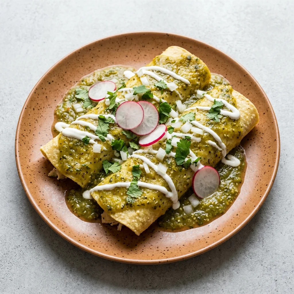 Dairy Free Enchiladas Verdes