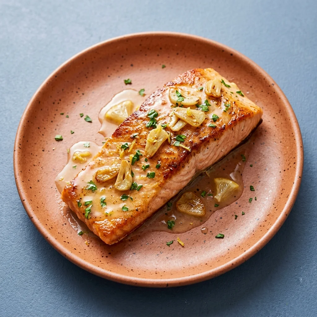 Dairy Free Lemon Garlic Salmon