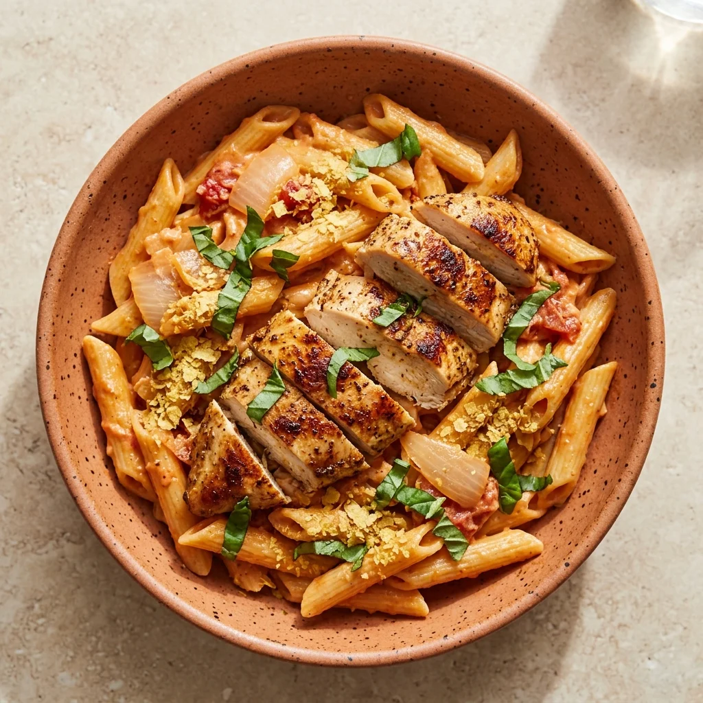 Dairy Free Vodka Pasta with Chicken